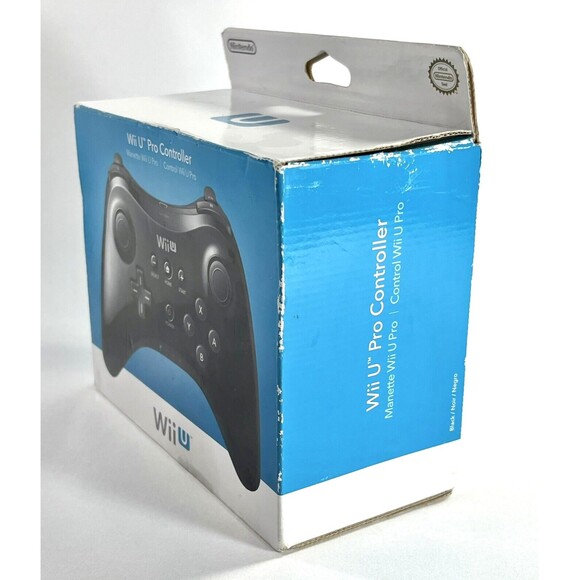 Nintendo Wii U Pro Controller OEM  Black Brand New Factory Sealed - Picture 4 of 8